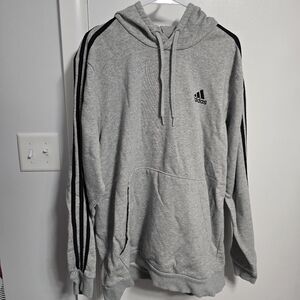 Adidas Men's Gray Hoodie